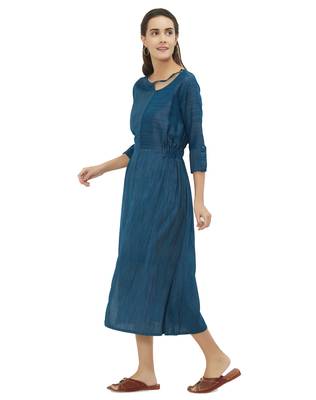Blue printed rayon kurtas-and-kurtis 2