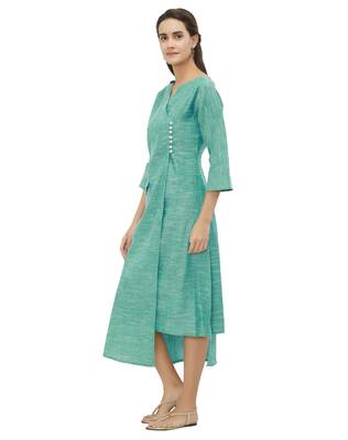 Blue printed cotton kurtas-and-kurtis 2