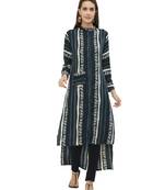 Multicolor printed rayon kurtas-and-kurtis