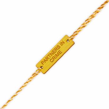 Designer Fancy Rakhi Set Gift Partner In Crime Funny Bhaiya Bhabhi Kids 1