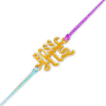 Designer Fancy Rakhi Set Gift Boss Bhaiya Bhabhi Kids 1