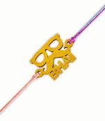 Designer Fancy Rakhi Set Gift Funny Shades Moustache Bhaiya Bhabhi Kids