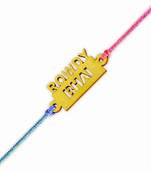 Designer Fancy Rakhi Set Gift Funny Rowdy Bhai Bhaiya Bhabhi Kids