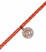 Name Letter P Designer Fancy Rakhi Set for Men American Diamond Rakhis Bhai Bro Brother