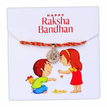 Name Letter K Designer Fancy Rakhi Set for Men American Diamond Rakhis Bhai Bro Brother 2