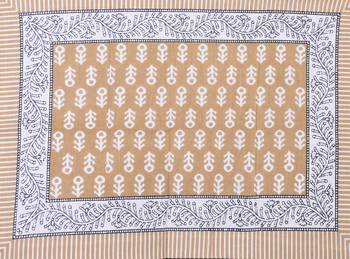 Grush Pure Cotton Printed Queen Size Bedsheet with 2 pillow covers 2