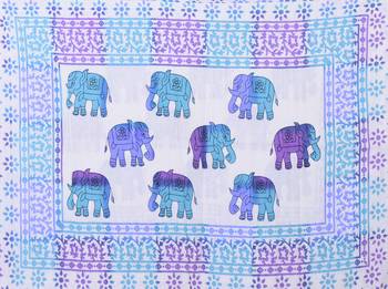 Grush Pure Cotton Printed Queen Size Bedsheet with 2 pillow covers 2