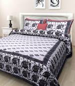 Grush Pure Cotton Printed Queen Size Bedsheet with 2 pillow covers