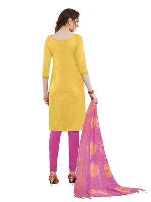 Yellow jacquard banarasi salwar 2