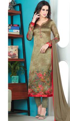 Mehendi digital print satin salwar 1