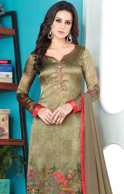 Mehendi digital print satin salwar 3