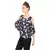 multicolor plain crepe tops