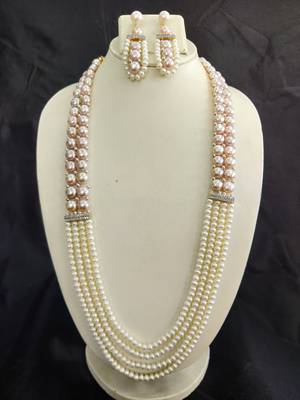 White pearl necklace-sets 1