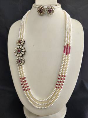 White pearl necklace-sets 1