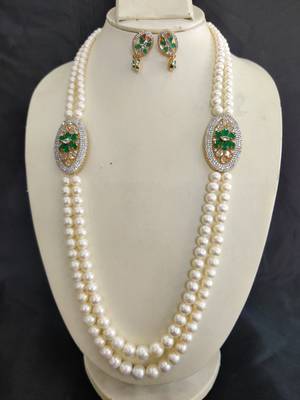 White pearl necklace-sets 1