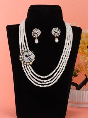 White pearl necklace-sets 1