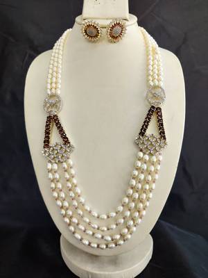 White pearl necklace-sets 1