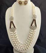 White pearl necklace-sets