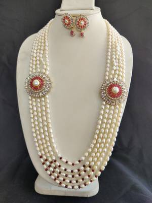 White pearl necklace-sets 1