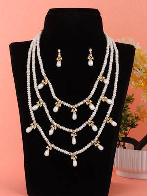 White pearl necklace-sets 1