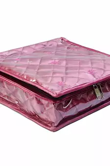Purple Make Up Pouch Jewellery Cosmetic Organizer Necklace Pouches Traveling Kit for Women's