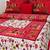 Kanha Bedsheet 100% Cotton Rajasthani Jaipuri Sanganeri Traditional King Size Double Bed Sheet With 2 Pillow Covers