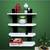 white MDF black/white Laminated Ladder Shape 4 Tier Designer Wall Rack Shelf