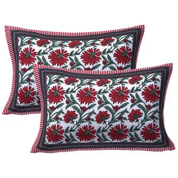 Texstylers Pure Cotton Jaipuri Print 150 TC Queen Size Bedsheet with 2 Pillow Covers 2