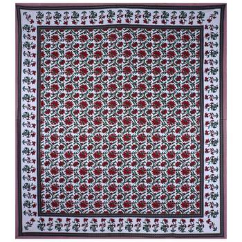 Texstylers Pure Cotton Jaipuri Print 150 TC Queen Size Bedsheet with 2 Pillow Covers 3