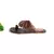Brown Snake Print Flats
