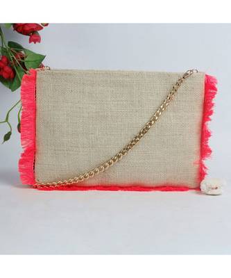 Creme Evil Eye Sling Bag 2