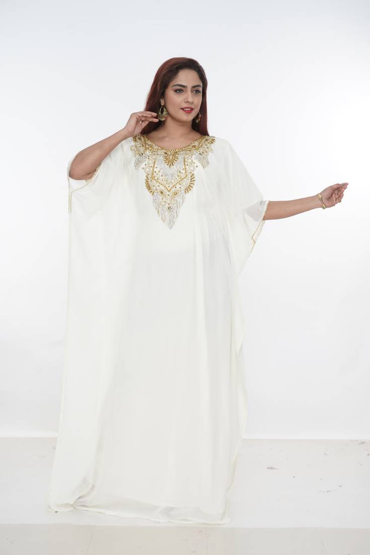 Dubai Kaftan Women Dress Long Gown Farasha Wear Jalabiya Islamic dress Magribi wear