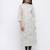 Women's  Grey Cotton Gold Printed A-line Kurta