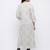 Women's  Grey Cotton Gold Printed A-line Kurta
