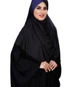 Justkartit Women Modest Wear Lycra Tie Knot Turban Style Instant Hijab Scarf