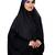 Justkartit Women Modest Wear Lycra Tie Knot Turban Style Instant Hijab Scarf