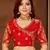Yellow woven banarasi saree with blouse