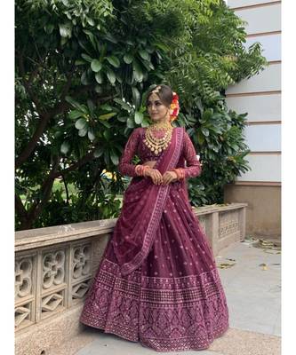 Bit Colour Lahenga Choli Lakhnavi 1