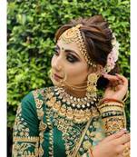 Green Colour Bridal Lahenga Choli Heavy Work