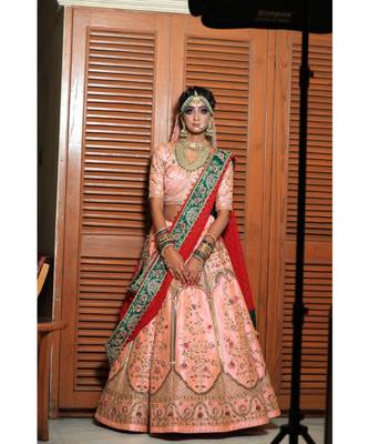 Maroon Bridal Lahenga Choli For Wedding Wear 1