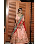 Maroon Bridal Lahenga Choli For Wedding Wear