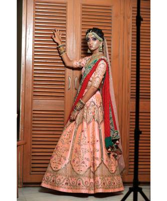 Maroon Bridal Lahenga Choli For Wedding Wear 3