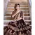 Peach Colour Row Silk Bridal Lahenga Choli