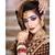 Peach Colour Row Silk Bridal Lahenga Choli