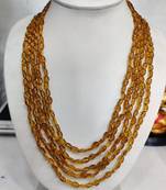Brown jade necklaces