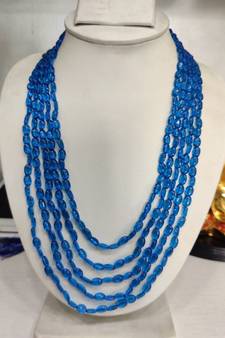Blue jade necklaces