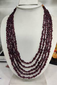Multicolor jade necklaces