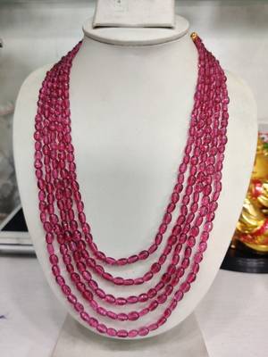 Multicolor jade necklaces 1