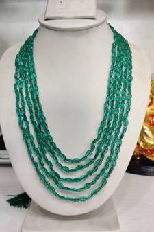 Green jade necklaces