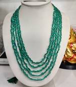 Green jade necklaces